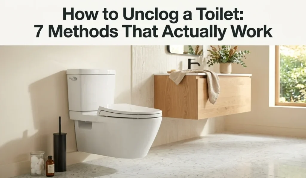 How to unclog a toilet, 7 methods that actually work, step-by-step guide